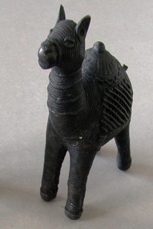 beeld lama - gegoten metaal 11,5 cm lang