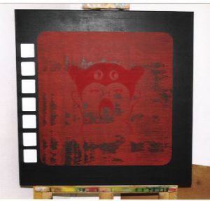 schilderij Scream Henk de Bouter